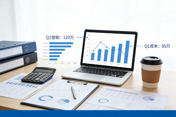 用数据管生意：进销存销售、采购较上月增减占比看板