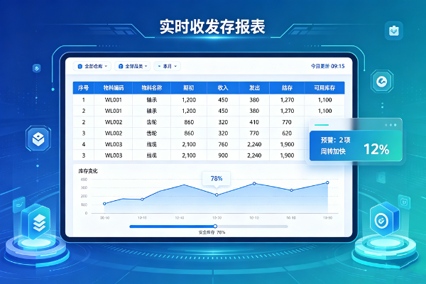 别让库存成为一本糊涂账：用收发存报表管住每一件货