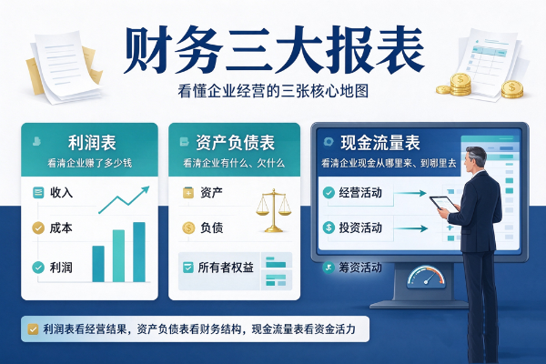 一文读懂财务三大报表：看懂企业真实家底