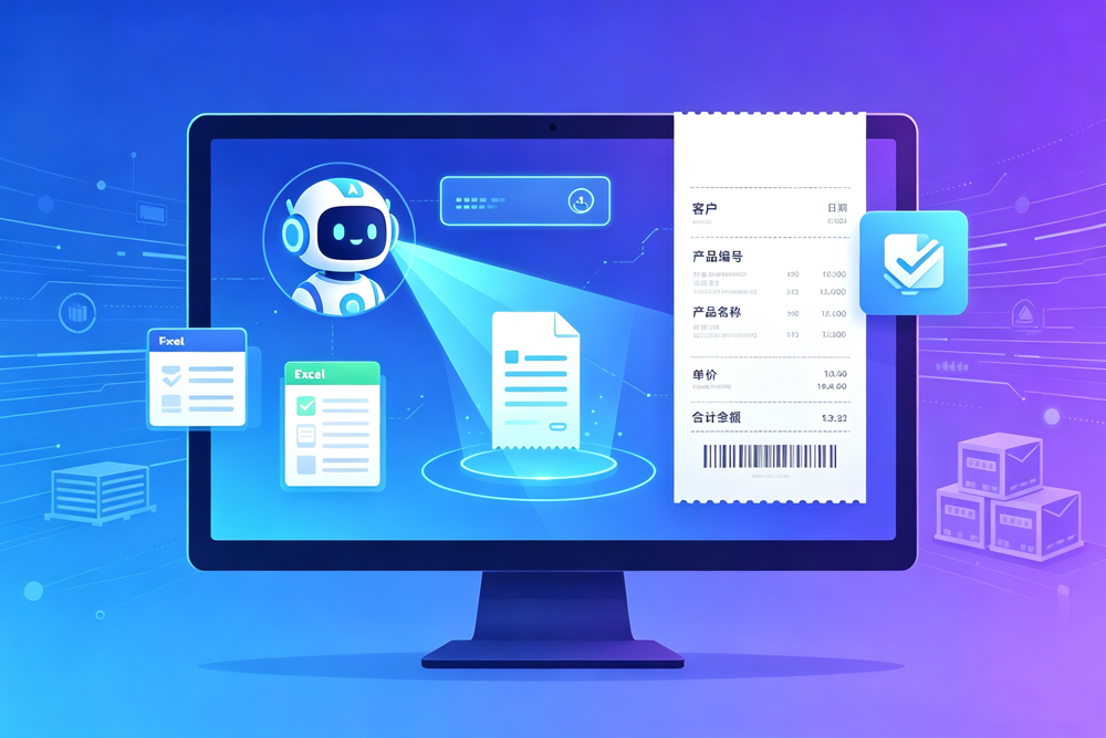 AI 赋能进销存：上传图片、文件即可自动生成单据，告别低效手工录单