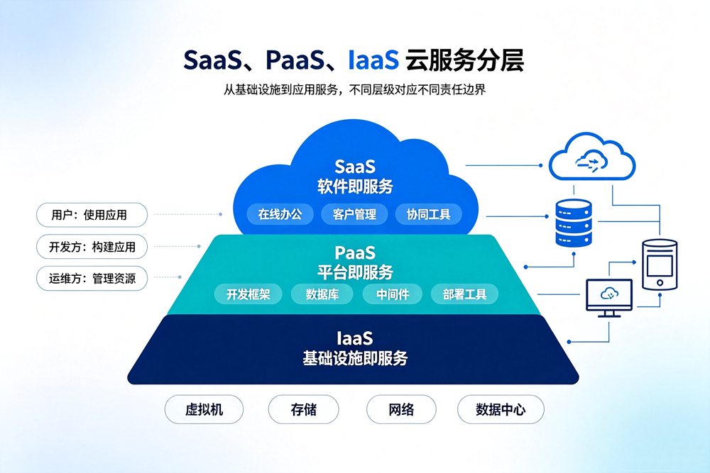 秒懂SaaS、PaaS、IaaS：云服务核心三兄弟！