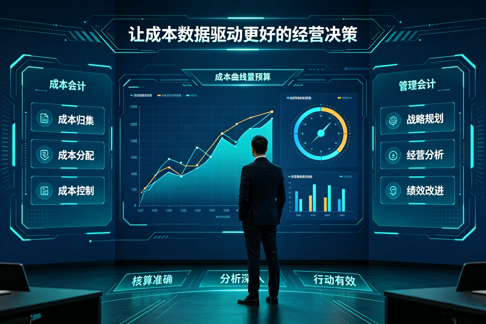 啥是成本会计&管理会计？秒懂！