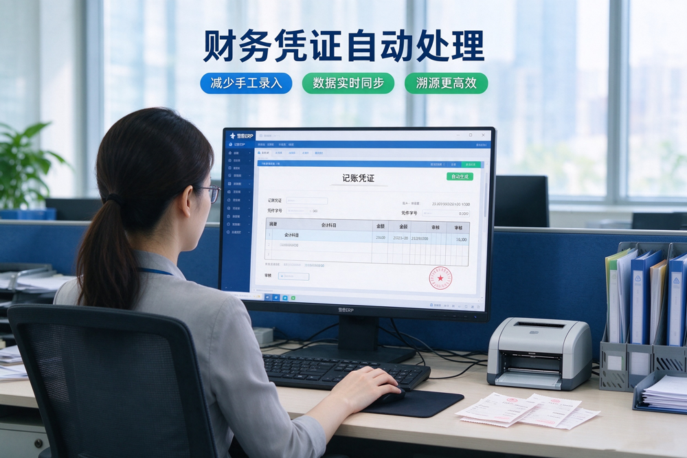 凭证录错、对账难？雪兽 ERP 打通业财，记账一步到位